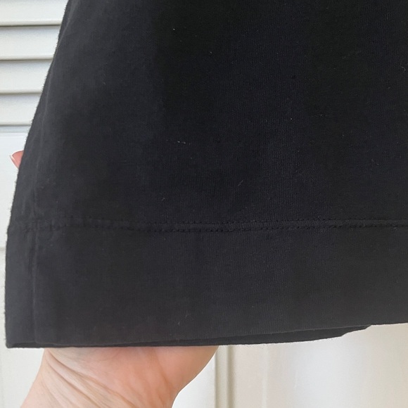 Rowan Estelle Cap-Sleeve Raglan Heritage Tee Shirt Dress Pockets | Black | SZ XS - Picture 7 of 12